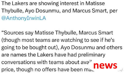 Lakers tập trung vào việc tăng
